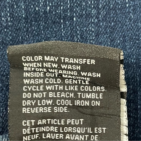 Style & Co. Denim Jeans Barely Boot Dark Wash Rhinestones Women’s Size 10 - Picture 13 of 13